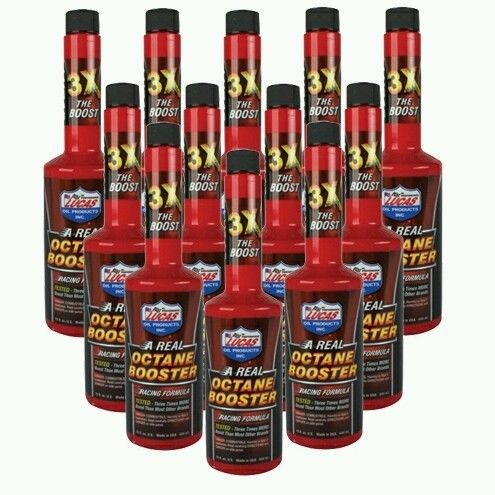 12 bottles (1 case) of lucas oil octane booster