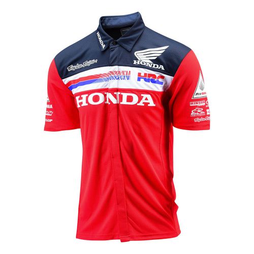Troy lee designs 2016 honda team mens short sleeve pit shirt red/blue/white