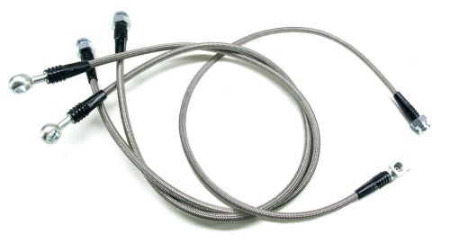 Teraflex 4350400 steel braided brake hose 97-06 tj wrangler (tj)