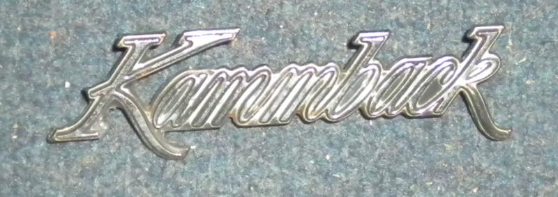 Chevrolet vega kammback emblem badge nameplate script 1971 1972 1973 1974 1975