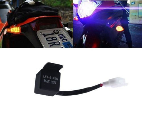 Electronic led flasher relay fix motorcycle turn signal bulbs hyper flash 2pin