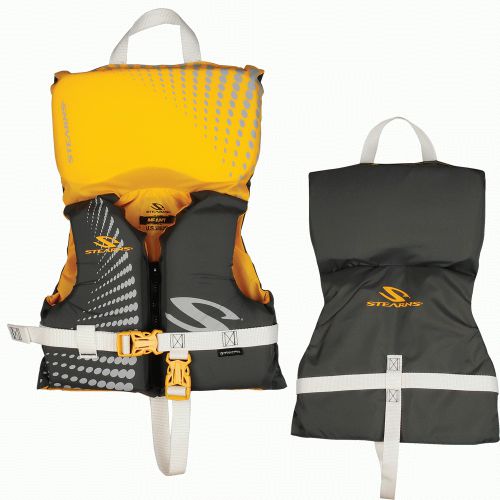 New stearns 2000013959 infant antimicrobial nylon vest life jacket - up to 30lbs