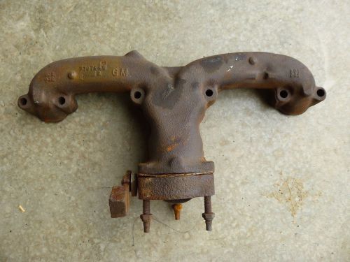 1963 - 1965 corvette exhaust manifold fuel injection and 327 / 365  rh 3797942