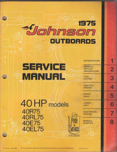 1975 johnson outboard 40 hp models  jm-7508 service manual (593)