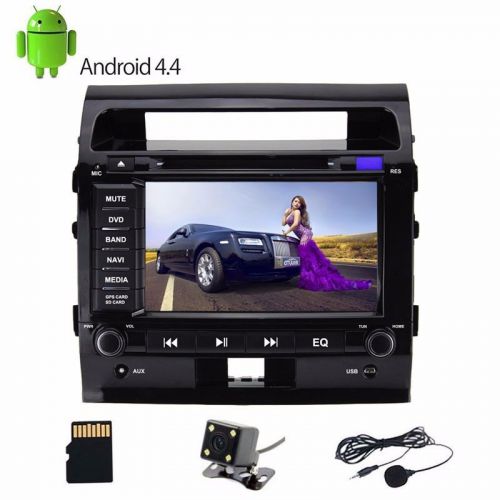 Quad core android 4.4.4 car dvd gps navi for toyota land cruiser 200 2008-2010