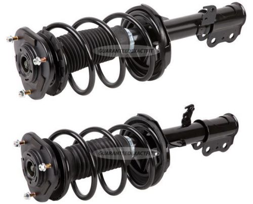 Pair brand new complete front left &amp; right strut shock coil spring assembly