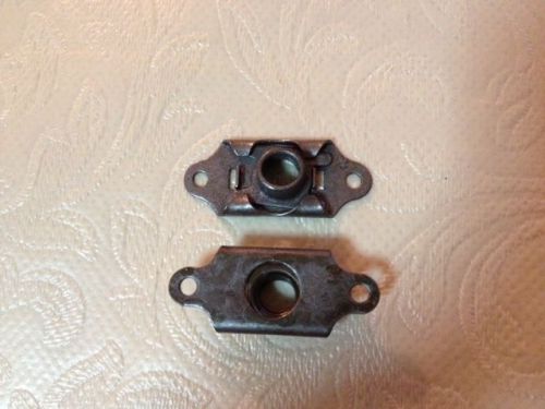 Lot 2x ms21059l4 aircraft self-locking nut anchor floating two-lug 1/4-28&#034; new