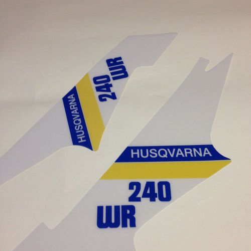 Husqvarna, 1984, 240 wr, side panel decals - hus-de-8400-wr240sp