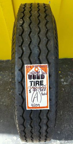 (1) supreme 7.50-16st lre 10pr trailer tire new without tags never mounted (a)