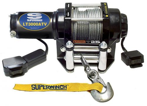 Superwinch 1130220 lt3000atv 12 vdc winch 3,000lbs/1360kg with roller fairlead,
