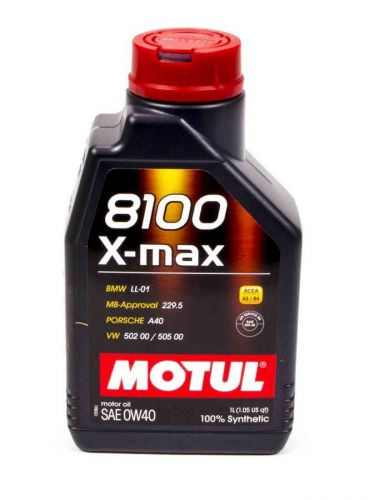 Motul usa 8100 x-max 0w40 motor oil 1 l p/n 104531