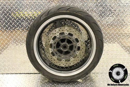 2003 yamaha yzf r1 front wheel rim tire with brake rotor discs oem yzfr1 03