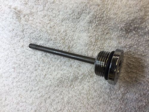 Harley davidson stock oem 5spd big twin chrome dipstick with o-ring ~ used