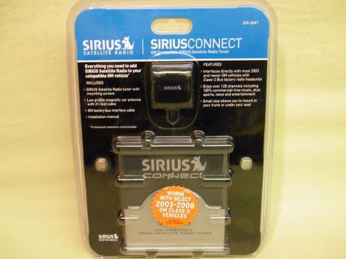 New / sealed _ sirius connect gm compatible satellite radio sir-gm1