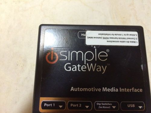 Simple gateway automotive media interface module 