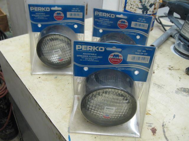  3 new perko adjustable spreader flood lights