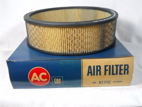 Original in box ~ ac delco air filter a171c ~ new old stock ~ mopar v8 1963-1970
