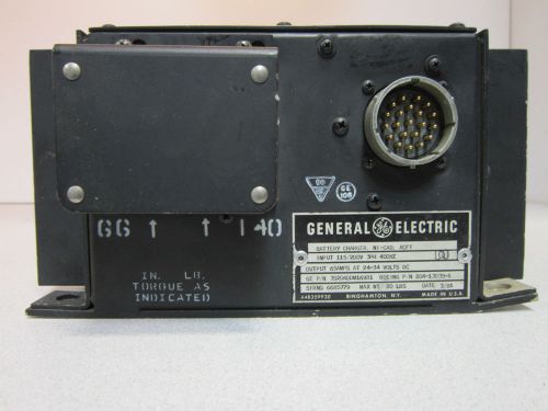 Battery charger ge input 115-200 v/ 3 ph/ 400hz output 65 amps at 24-34 v dc