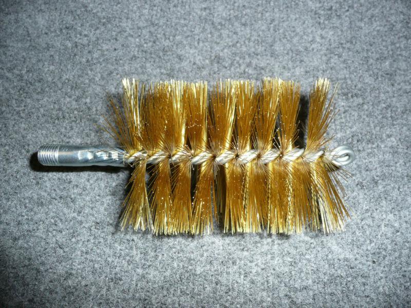 3 - 1/2" brass tube brush manufactured by schaefer company