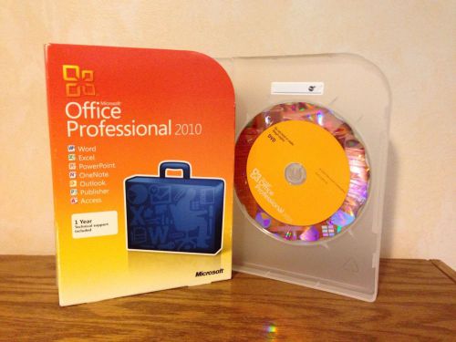 Micros0ft 0ffice professional 2010 full retail version - 3pcs (dvd)