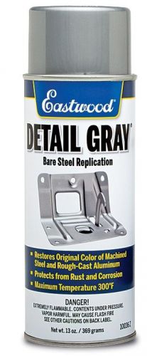 Eastwood paint detail gray acrylic lacquer steel gray 12 oz aerosol p/n 10036z
