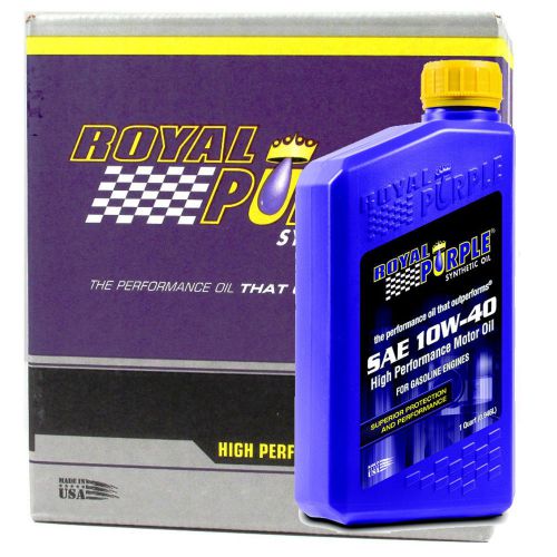 Royal purple 10w30 motor engine oil 12 quarts brake in oil 12 qrarts