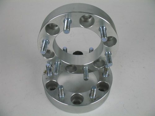 2pc (2) 1.5&#034; in. wheel spacers 6x139.7 to 6x139.7  m12x1.5mm