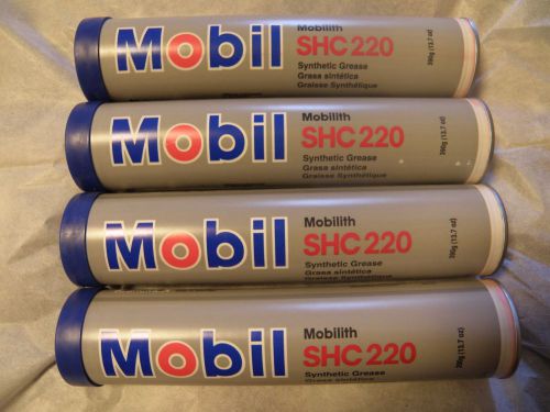 Mobil 1  shc 220 multi-purpose nlgi 2 extreme pressure grease ( 4  tubes )