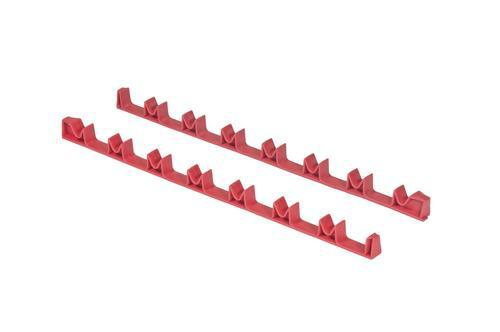 Ernst tool organizer accepts 14 screwdrivers abs plastic red 15.5"l 6040
