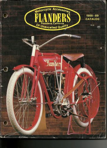Flanders motorcycle parts accessories supply catalog 1988 - 89 pasadena, calif.