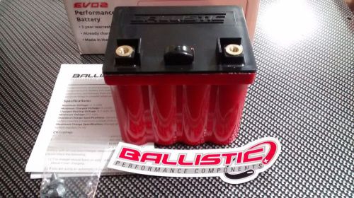 Ballistic performance lightweight lithium ion evo2 12 cell battery 100-012