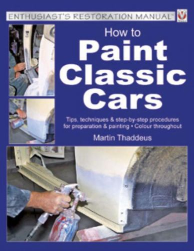 How to paint classic cars manual new book auto diy painting step by step