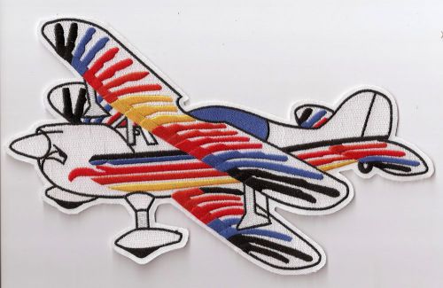 Christen eagle airplane aircraft aviation collectable emb. patch jacket size