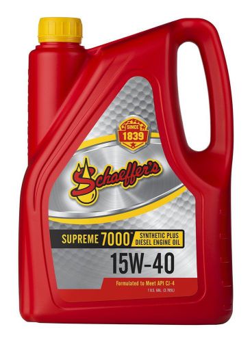 Schaeffer manufacturing co. 0700-006s supreme 7000 synthetic plus engine oil 15w