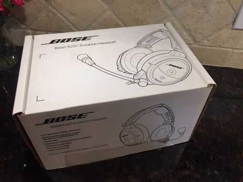 New bose a20 aviation headset with bluetooth