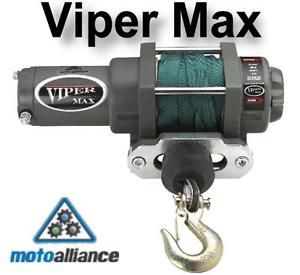 Viper max 2500lb winch &amp; mount w/amsteel-blue® for yamaha kodiak