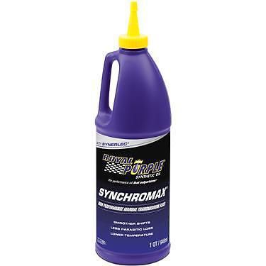 Royal purple synchromax manual trans fluid 01512