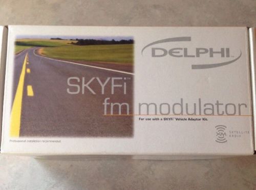 Delphi skyfi fm modulator model sa10003 for xm sirius radio new sealed box
