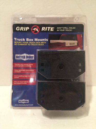 Grip rite better built mount for crossover truck bed tool boxes usa no drill nib