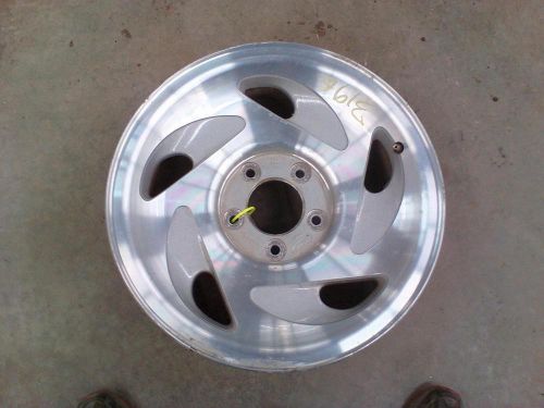 Ford expedition wheel 17x7-1/2, aluminum, 5 ovals machined clear coat 1999