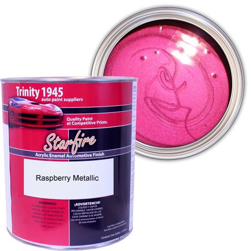 1 gallon raspberry metallic acrylic enamel auto paint