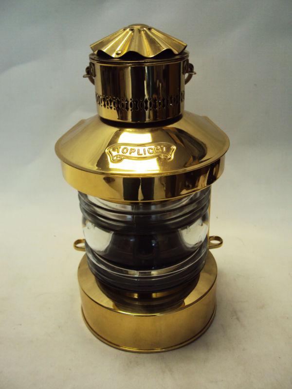 Toplicht brass electrical ship's light  14" x 8" (se17)
