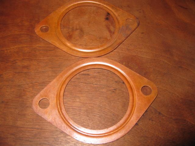 1925 1926 1927 1928 gmc truck exhaust pipe gasket solid copper