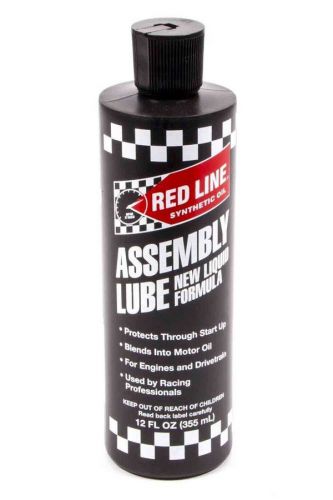Redline oil synthetic assembly lube 12.00 oz bottle p/n 80319