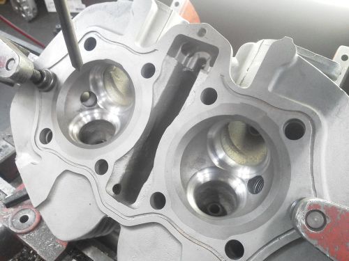 Yamaha xs650 cylinder head rebuild service valve job