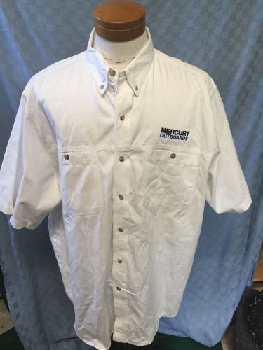 Mercury outboards shirt bear back outboard fishing tournament size xl chest 54&#034;
