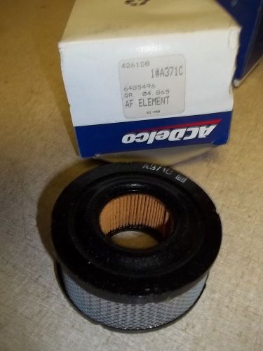 New ac delco a371c gm 6485496 nos air filter element *free shipping*