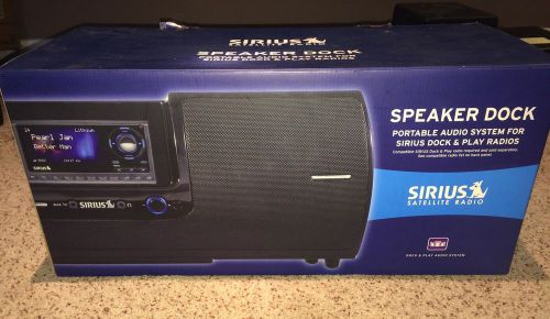 Sirius speaker dock subx2 boombox open box
