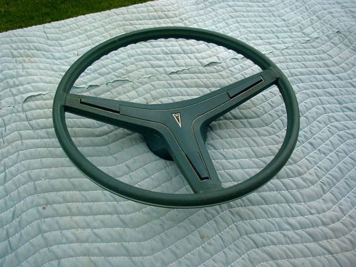 1969 1970 1971 1972 ? pontiac dark green steering wheel l@@k!!