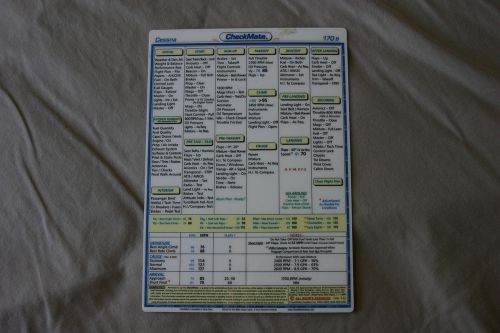 Checkmate cessna 170b checklist card